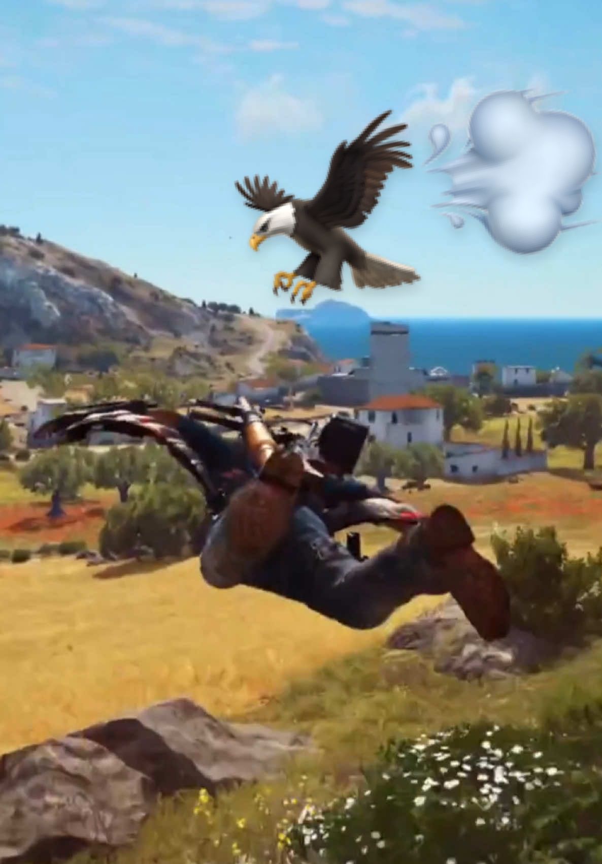 The crash at the end 😔 #fypage #justcause3 #blowthisuptiktok 