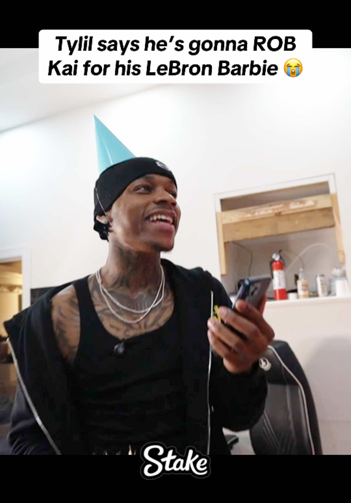 Tylil says he’s gonna ROB Kai for his LeBron Barbie 😭 #tylil #kaicenat #fypシ゚viral #foryoupage #viral #trending #fyppppppppppppppppppppppp @thetylilshow @Lor Reggie🖤 @Kai Cenat 