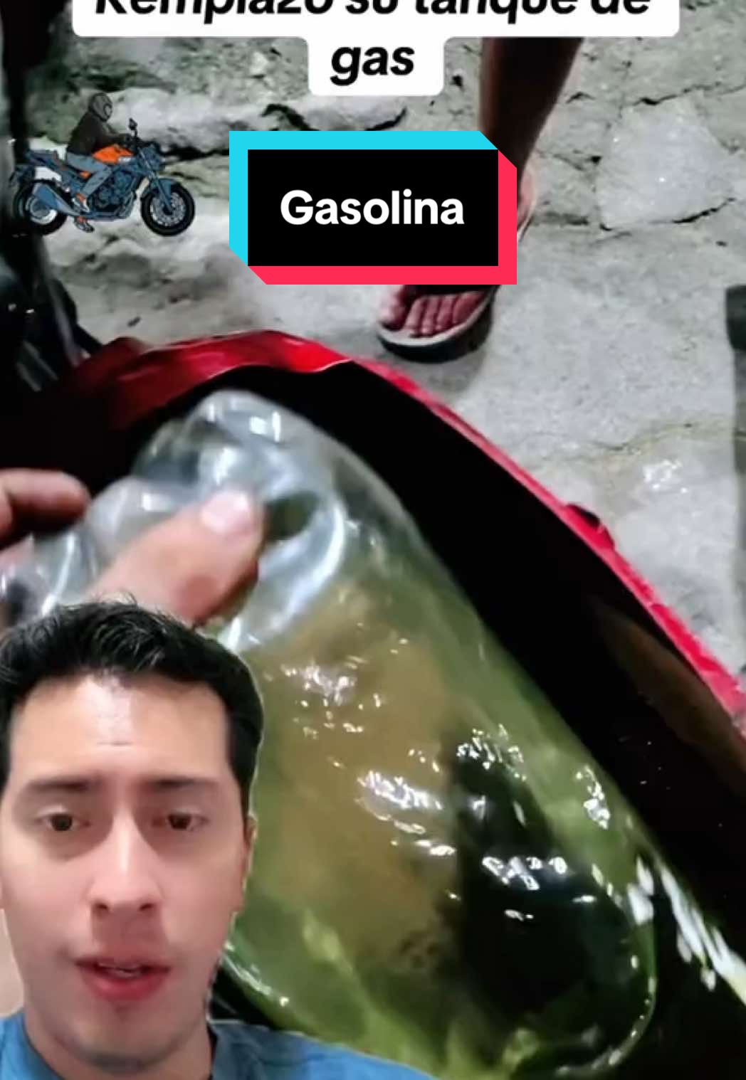 Tanque de gasolina de una moto #viral_video #entertainment #foryoupage❤️❤️ 