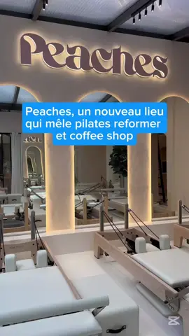 Peaches est un nouveau lieu réservé aux filles, qui mêle pilates reformer et coffee shop. Il ouvre ce mercredi 23 avril, dans le quartier des Carmes à Toulouse.  📝 Pour le découvrir, rendez-vous sur actu.fr/toulouse . . 📷 Léa Afonso / Actu Toulouse 