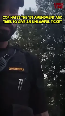 Cop Hates The 1st Amendment And Tries To Give An Unlawful Ticket#Cops #police #policeofficer