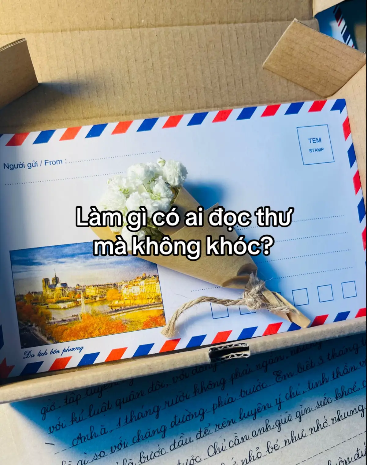 Làm gì có ai đọc thư mà không khóc? #bocauduathu #vietthu #thutay #tinhyeu #handmade #handwriting #quote #xuhuongtiktok 