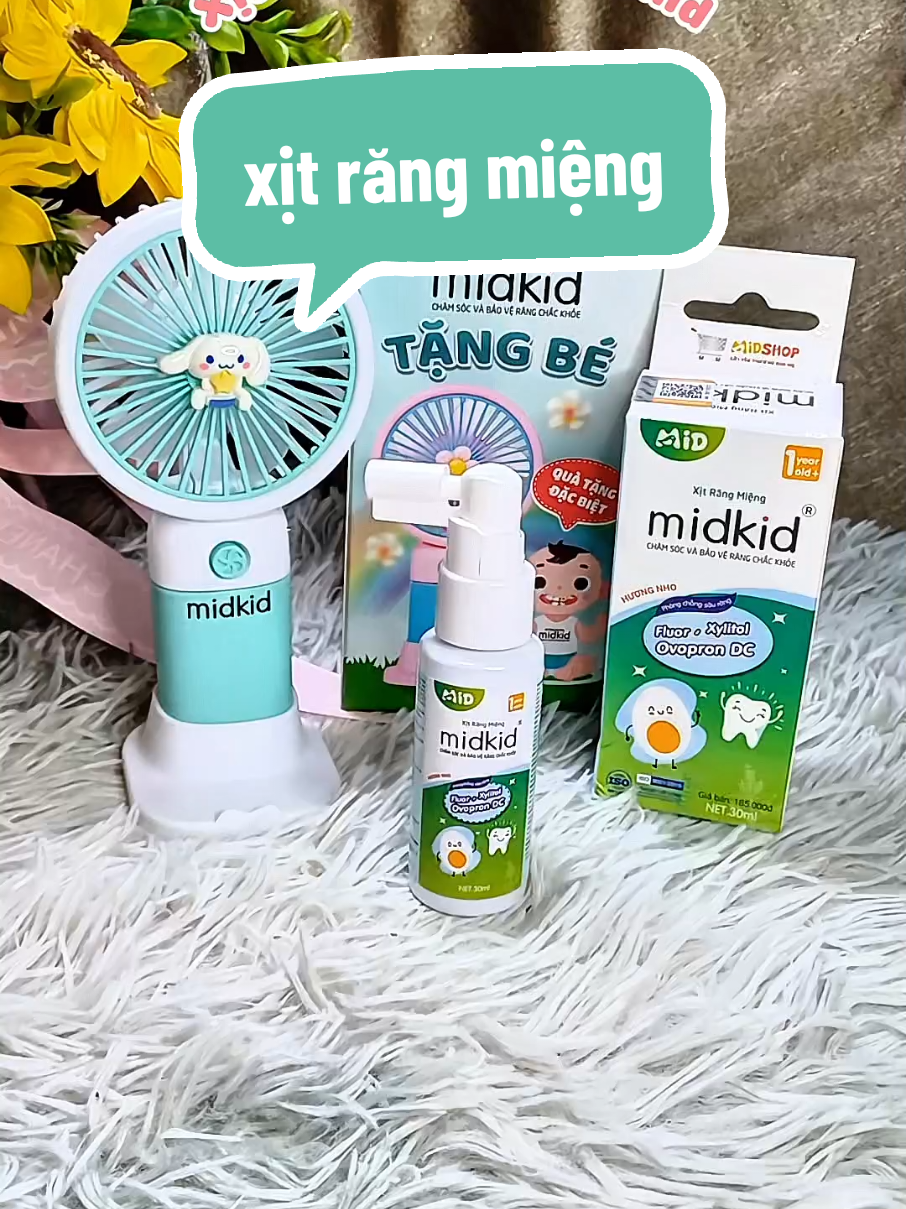 xịt răng miệng cho bé #xitchongsaurang #midkid #hoacomay20493 #xuongx 