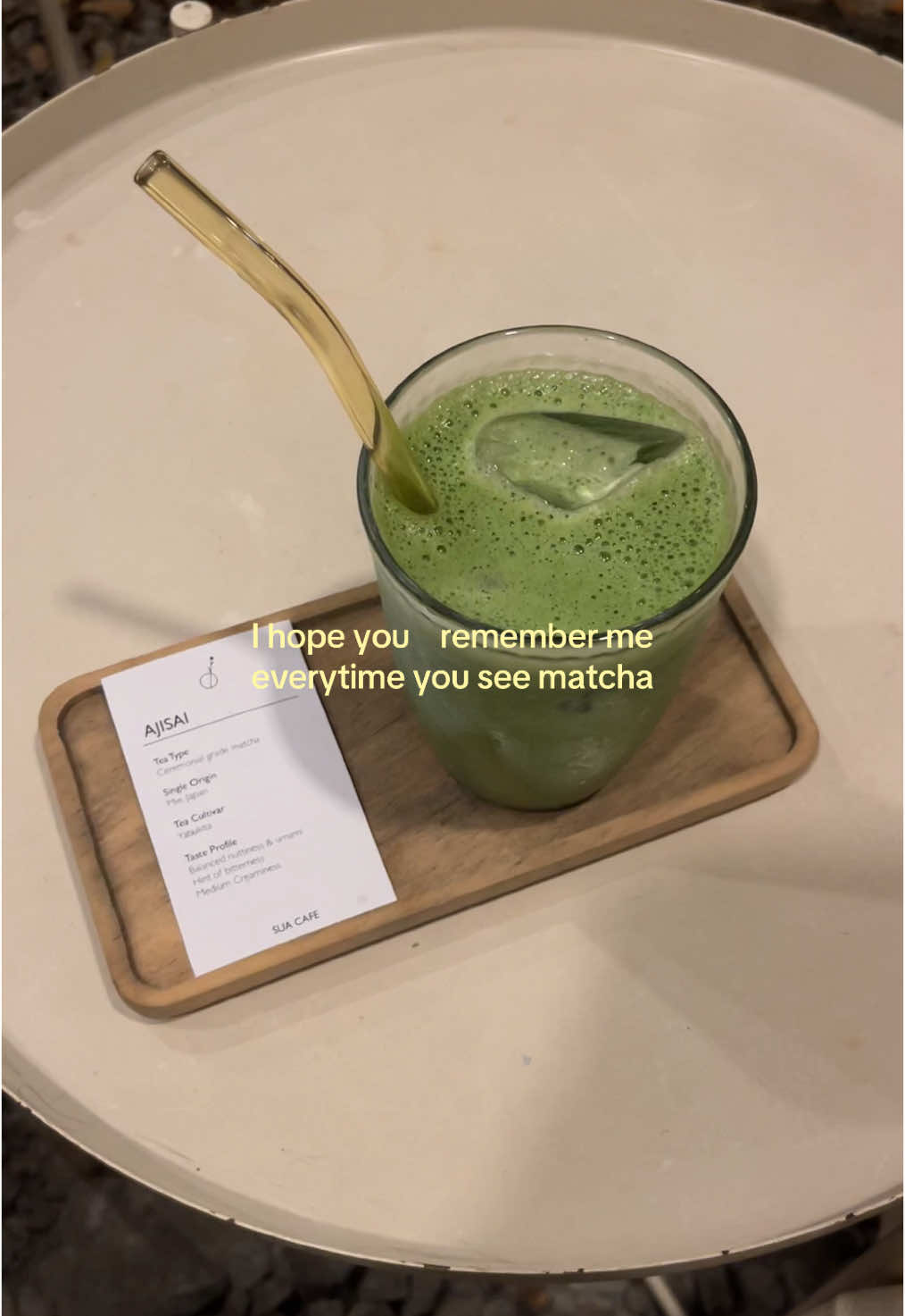 half blood of mine is matcha 🍵🫰🏻
