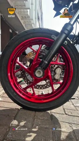 udah lama nih ga menyala nyala di velg🫣🫣 #fyp #fypシ #jssunardi #ditonpremium #beranda #repaint #catvelg #briliant #red #4u 