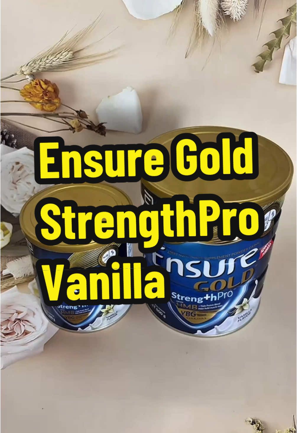 Ensure Gold Streghth Pro Vanilla Flavor #ensuregold 