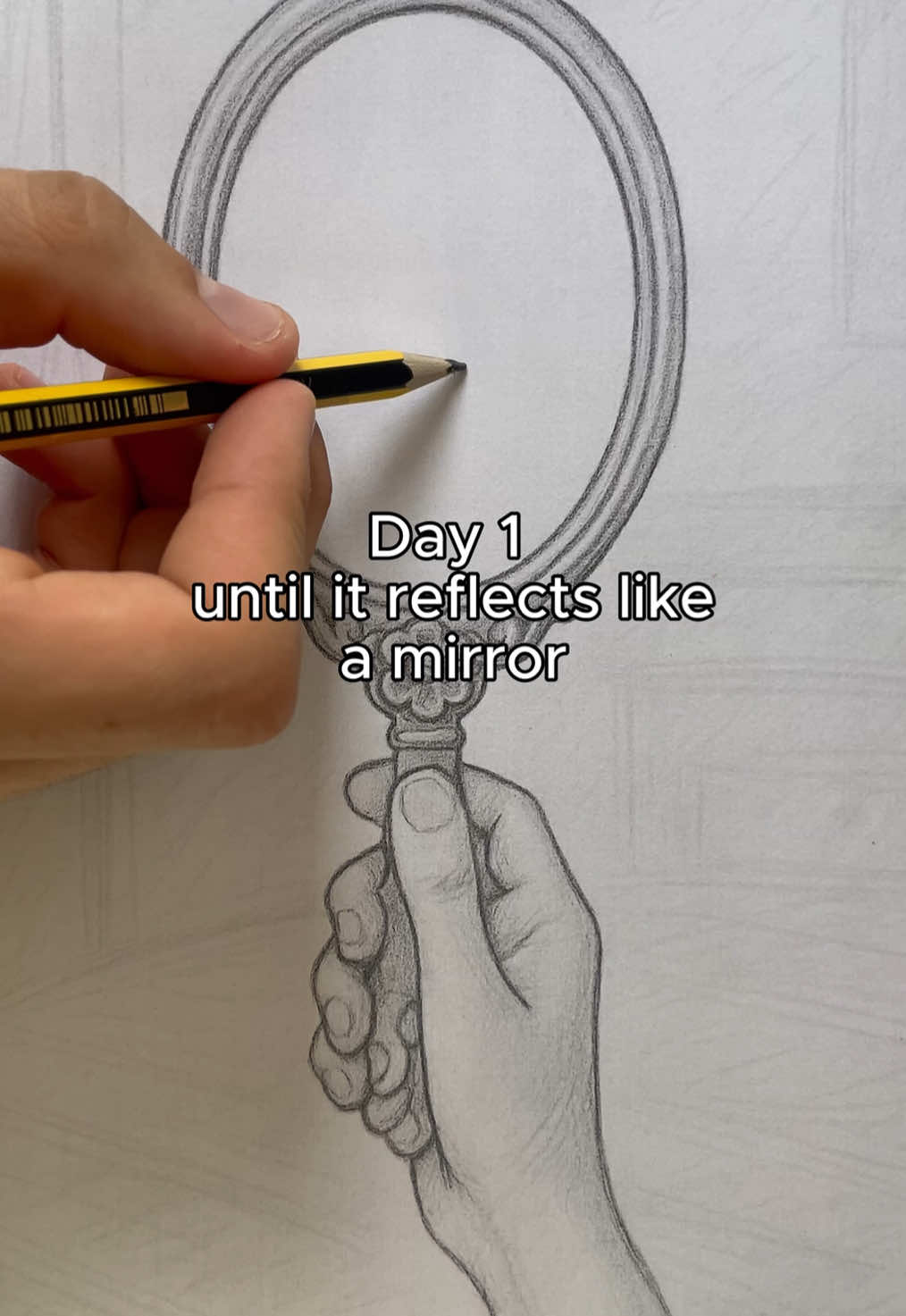 Day 1 #mirror #reflecion #reflexion #drawing #handmirror #fyp 