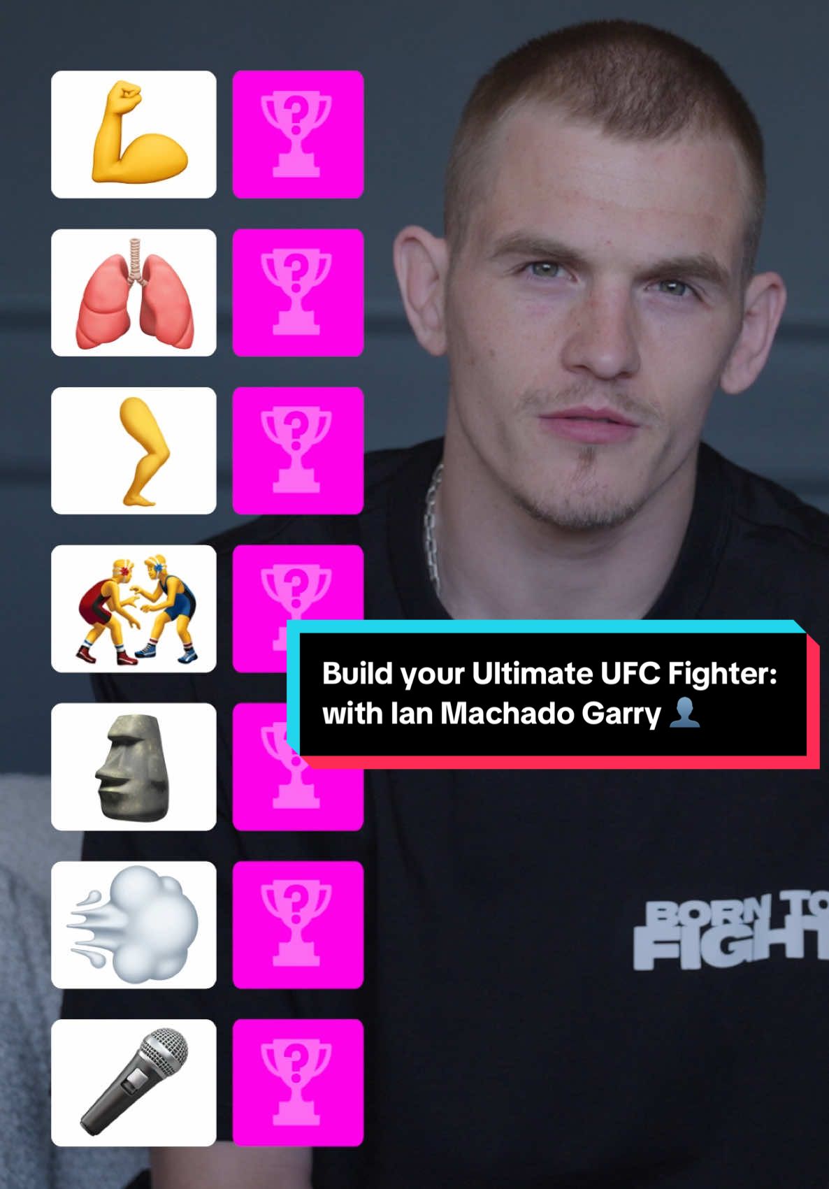 Build your Ultimate UFC Fighter: with Ian Machado Garry 👤 #UFCKansasCity | Saturday, Midnight | LIVE on TNT Sports and discovery+ #UFC #mma #fight #ko #knockout #boxing #game #fun #iangarry #martialarts #combatsports 