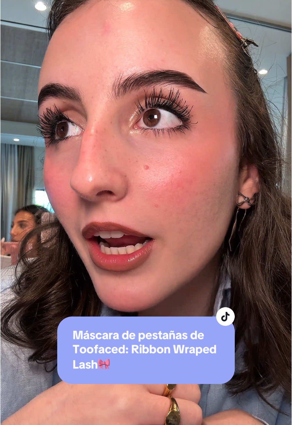 primeras impresiones de la nueva máscara de pestañas de Too Faced Ribbon Wraped Lash💞🤭 @Too Faced  #maquillaje #makeup #mascaradepestañas #novedadesmaquillaje #toofaced #byelenaperez #parati 