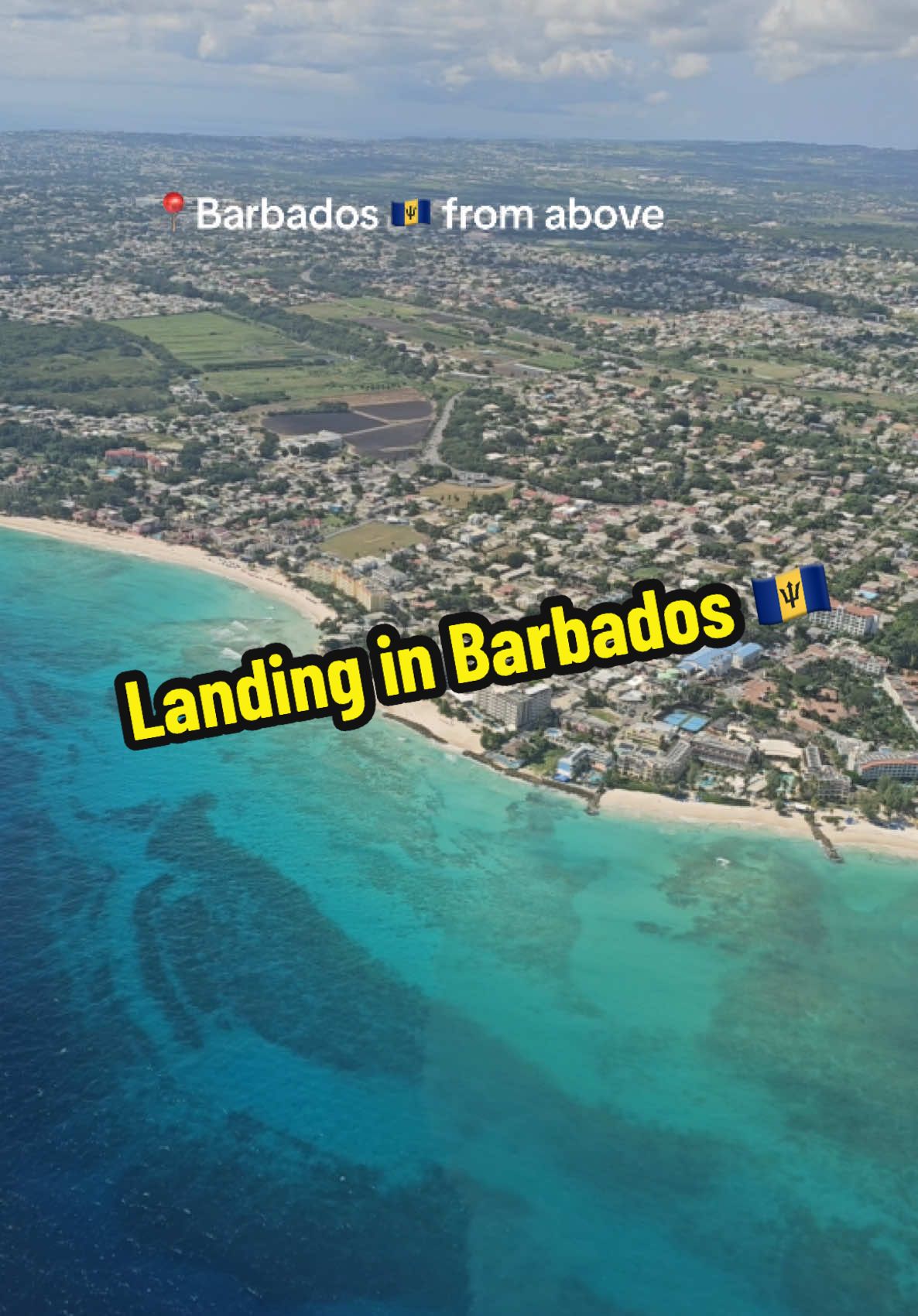 This shot of landing in Barbados is one of favorite views from a plane ever #beautifulviews #barbados #viewsofbarbados #barbadosviews #viewsfromplane #viewfromplane #barbadosvacation #creatorsearchinsights 
