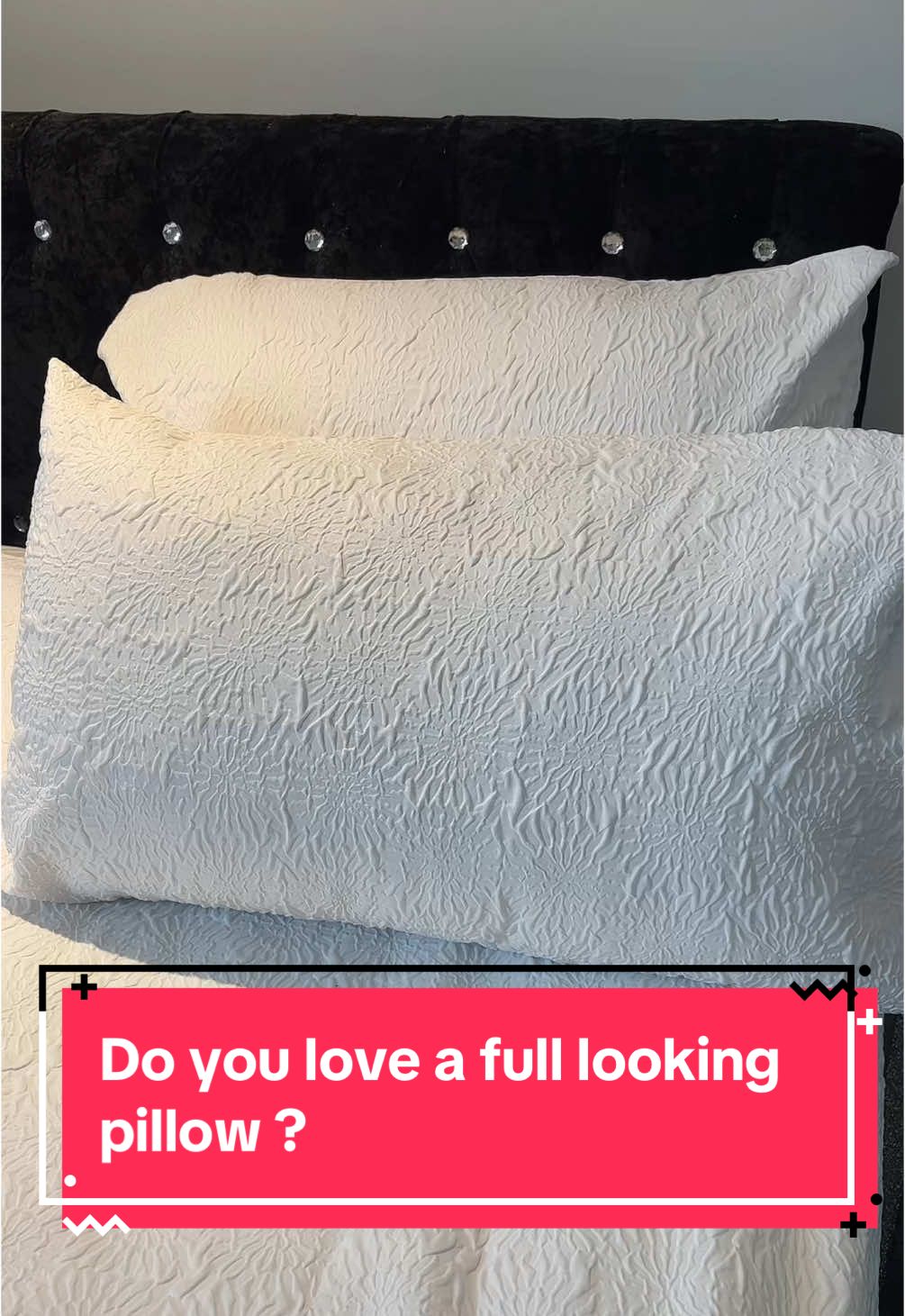 Do you love a full looking pillow? I do and these are great 😌 #hotelpillows #full #tiktokshop #dealdrops 