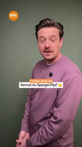 Gehört einfach tur Saison 🦨 #DAKGesundheit #LernenmitTikTok #VolkerWittkamp #spargel #geruch #urologe 
