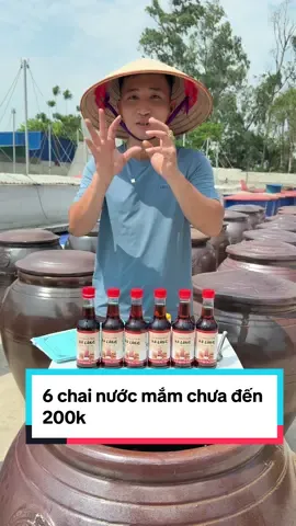 Combo 6 chai nước mắm cốt cá cơm giá chỉ có 169k tặng kèm 100gram mắm tôm và mắm tép #nuocmamtruyenthong #nuocmambalang #nuocmamxua 