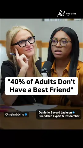 If you feel like you don't have a best friend, you NEED to hear this today. Hear more from @Danielle Bayard Jackson on The Mel Robbins Podcast. Episode drops Thursday, April 24th. 🎧 