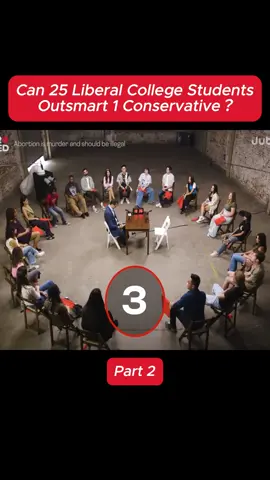 Can 25 Liberal College Students Outsmart 1 Conservative？ #jubilee