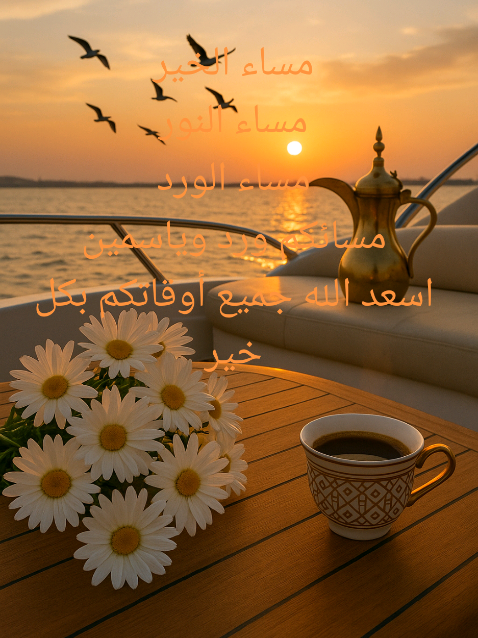 مساء الخير مساء النور مساء الورد مسائكم ورد يسعد كل أوقاتكم بكل خير  #اسعد_الله_جميع_اوقاتكم🌹🌹  #مساء_الخير  #يسعد_مساكم  #اسعد_الله_جميع_اوقاتكم🌹🌹  #بكم_يحلو_المساء_أحبتي  #تيك_توك_عربي #ذكريات #راحة_البال #اجمل_مسا #قهوه #قهوة_المساء  #قهوه_مسائيه  #ورد #😚 #☕ #🥰 #💕 #♥️ #بحر #رواق #تيك_توك  #fpy #pov 