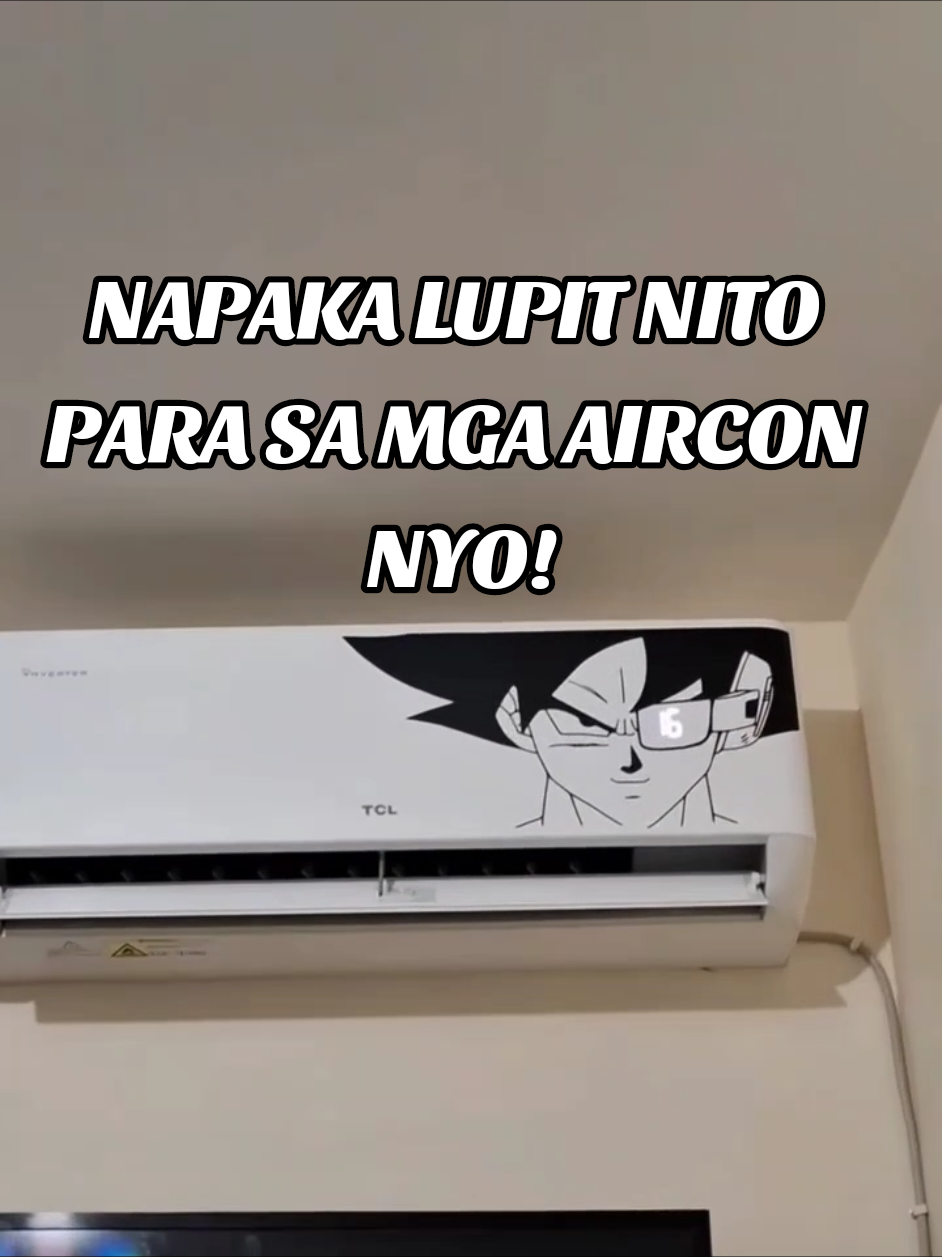 ASTIG NITOMG STICKER NA ITO GUYS ANG ANGAS SA MG AIRCON NYO! #airconsticker #aircondragonballsticker #airconsangoko #airconstickervegeta #airconsticker 