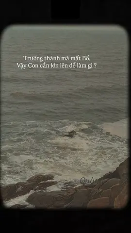 _ Cho Con về ngày bé , ngày mà còn có Bố . Trưởng thành mà mất Bố, cái giá này quá đắt rồi... #wissudad #missubo #connhobo #8years #Sad 
