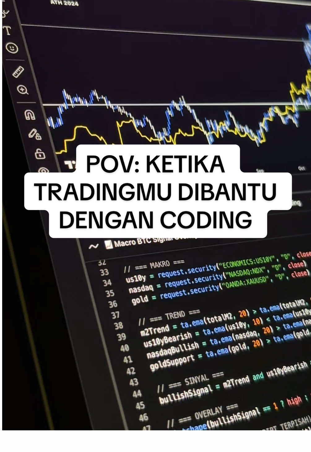 nyoba-nyoba buat code untuk analisa #bitcoin hehe #fyp #fypage #fyppppppppppppppppppppppp #fypdong #fypシ゚ #trader #emas #investasi #crypto 