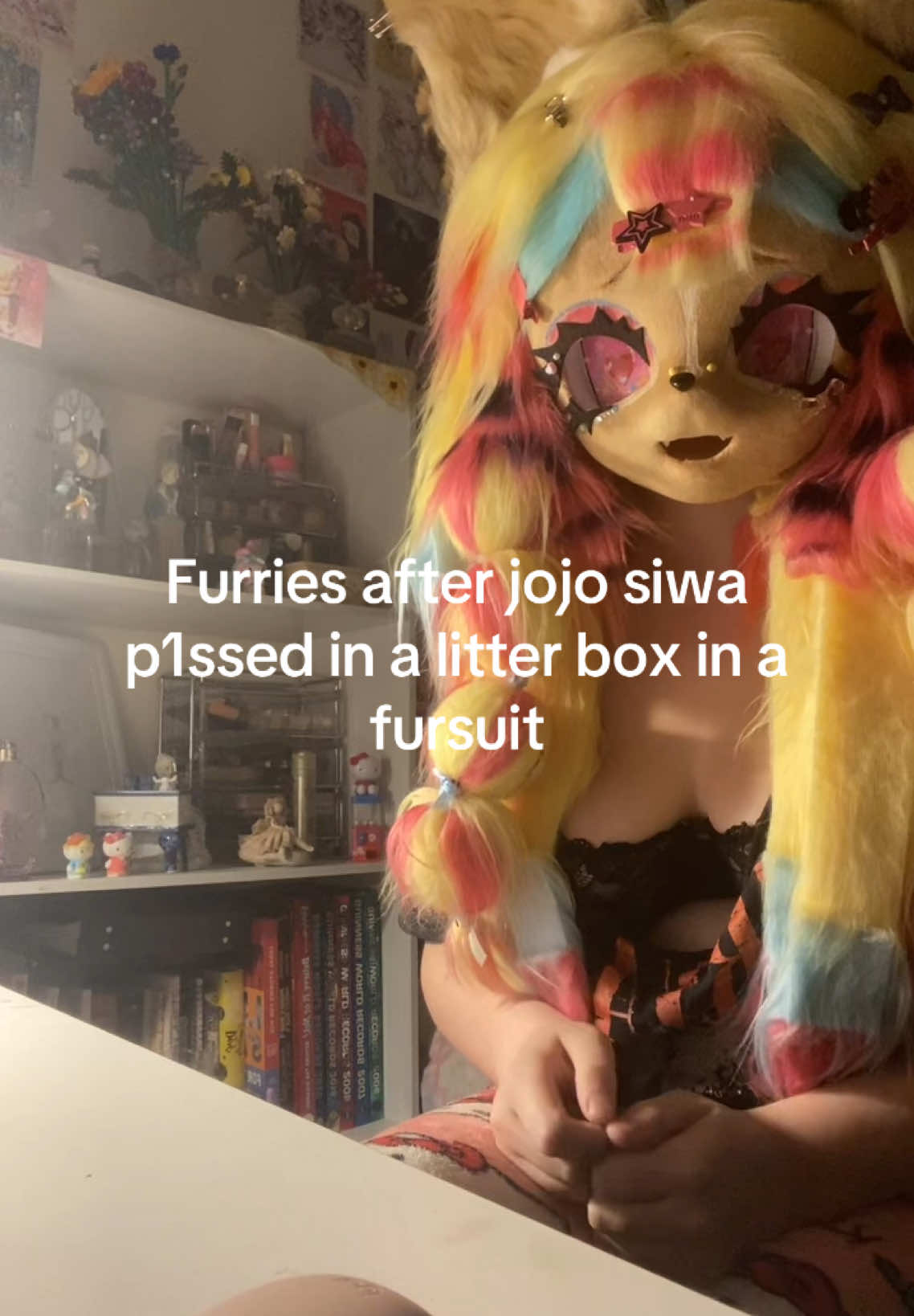 Guys it might be over for us #cosplay #cosplayer #fyp #furry #fursuit #furrykig #furrytiktok #furrycommunity #furryartist #jojosiwa #litterbox 