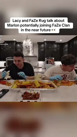 Lacy and FaZe Rug talk about Marlon potentially joining FaZe Clan in the near future 👀 #fyp #faze #fazeclan #lacy #rug 