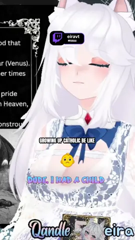 EiraVT Reveals Childhood Bible Trauma and Seven Princes of Hell Talk Begins #vtuber #twitch #storytime #fyp