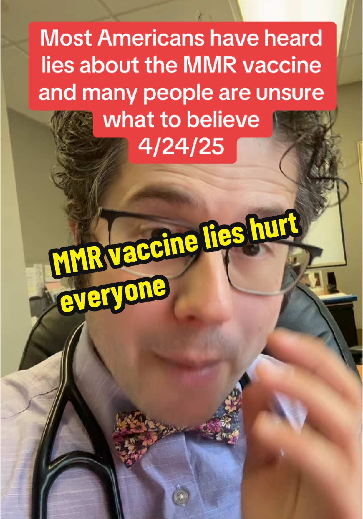 Most Americans have heard lies about the MMR vaccine and many people are unsure what to believe. #viral #tiktokdoc #LearnOnTikTok 