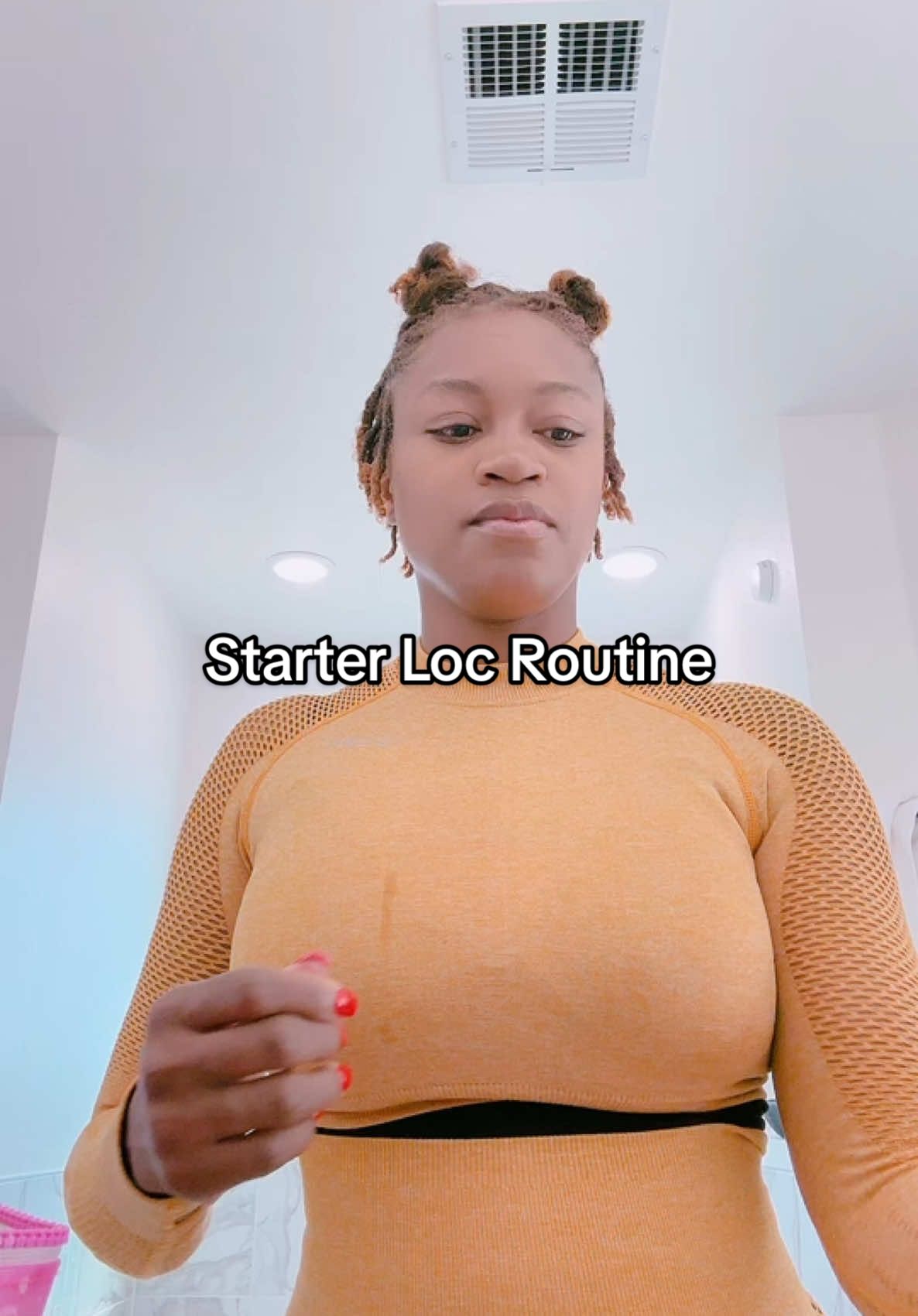 #starterlocs #fyp #locjourney #rosewaterspray #naturalhair #locs 