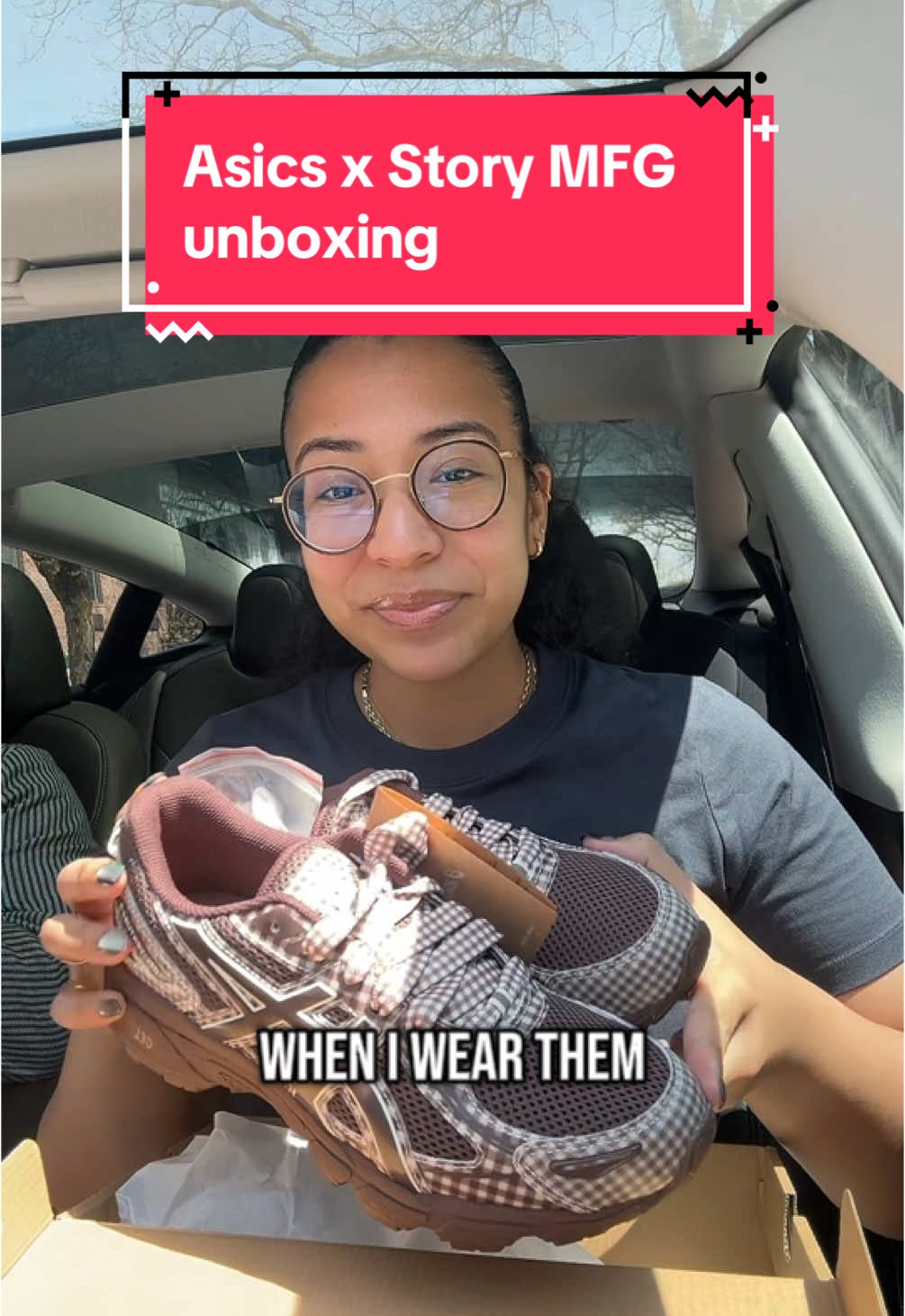 I’m so excited I got my hands on these!! They went off with this collab ! @ASICS @Story mfg.  #asics #unboxing #storymfg #springfashion 