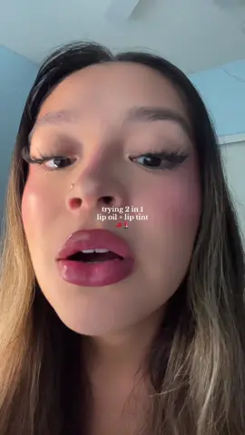 no exaggeration BOUTTA B MY FAVORITE LIP OIL EVERRRR ( it stayed on yesterday for like 8 hours 😏😏 ) #foryou #lipoil #makeup #tiktokshopfinds #lipstain 