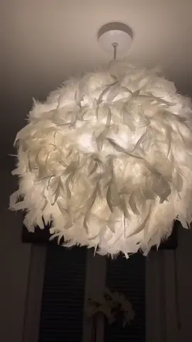 #30cm 30cm White Feather Light Shade, Lamp Shade for Pendant Ceiling Light, Table Lamp, Floor Lamp, Fluffy Feather Lampshade Ceiling Light Shade for Living Room,