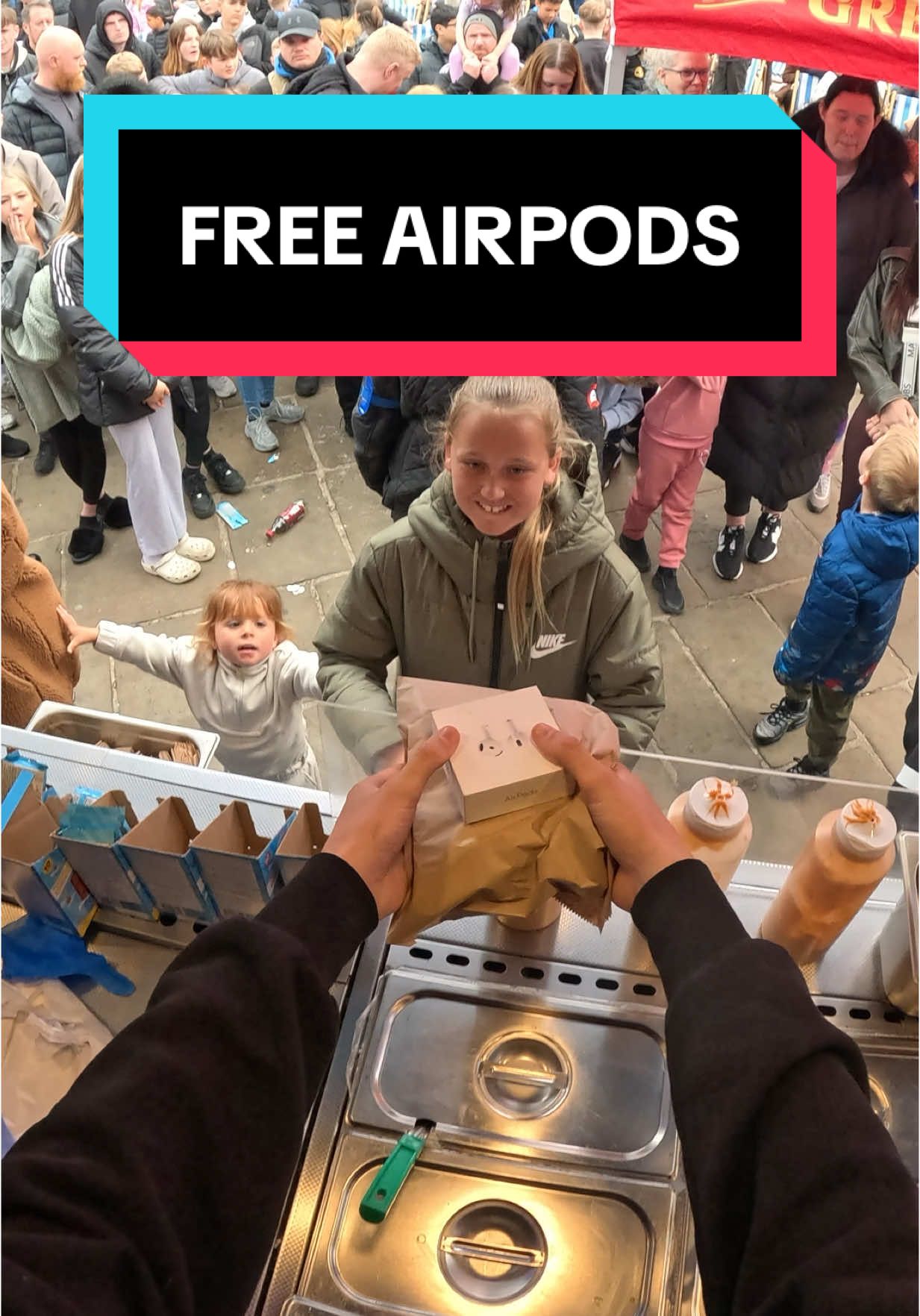 She got a FREE spud and AirPods 👀 #spudbros #spuds #potato 