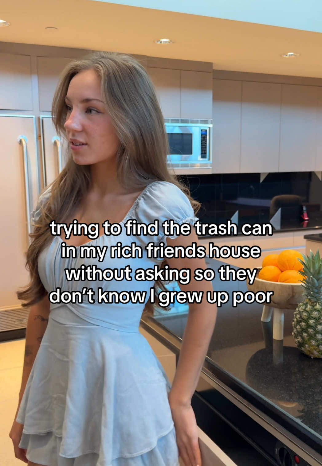 Why is it so hidden #middleclass #poor #rich #sundress #relatable #meme #joke #comedy #humor #country #cowgirl #friend 