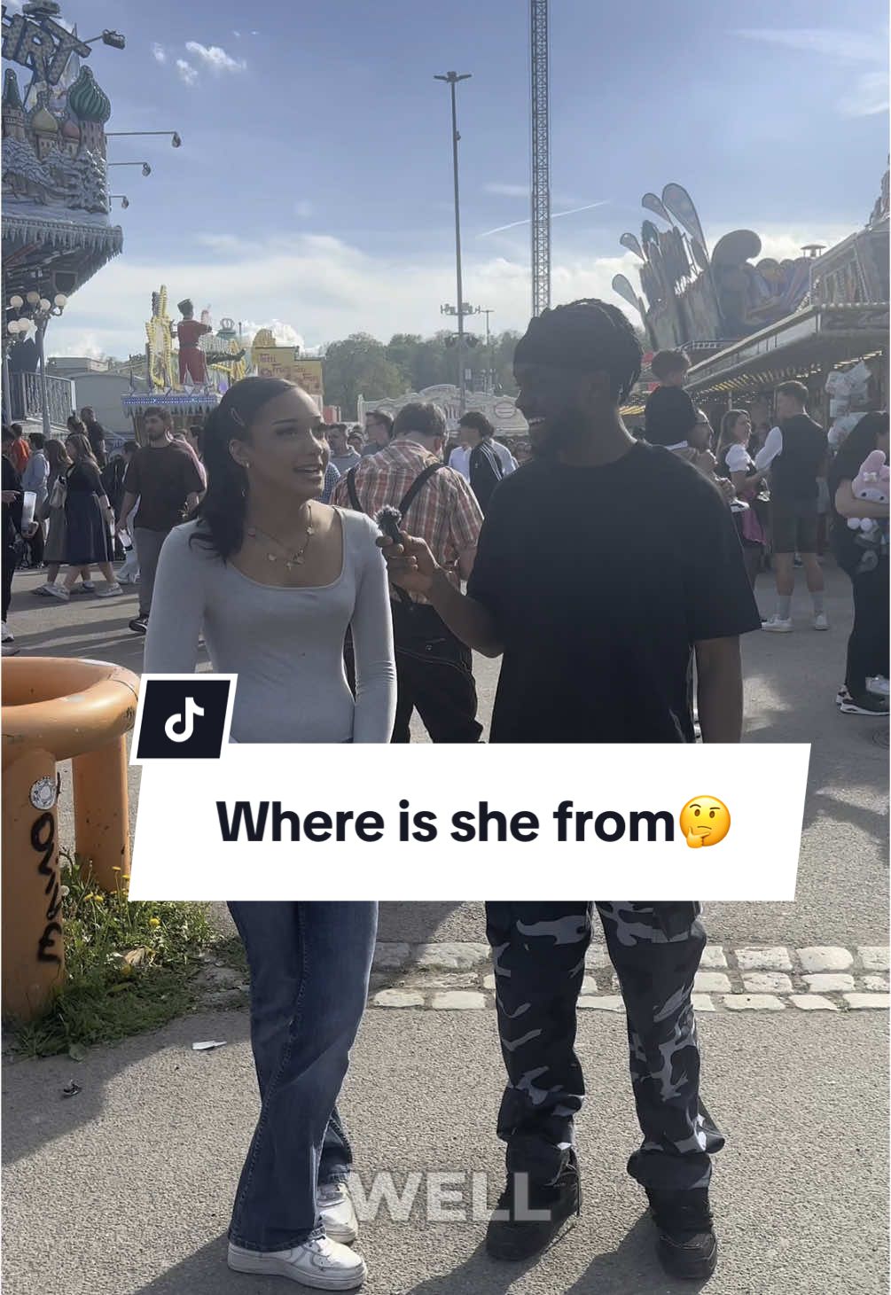 Where is she from? #dominican #culture #streetinterview 