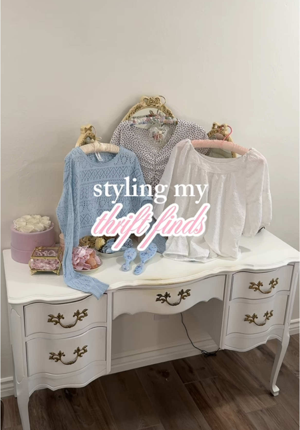styling some of my fav thrifted fashion finds and I’m obsessed with how dreamy everything turned out! 💭✨ I’ve been leaning into a more pastel wardrobe lately with small pops of color— i’m loving butter yellow, polka dots, & anything floral—thrifting has been the best way to build a feminine wardrobe on a budget. There’s something so magical about finding  one-of-a-kind pieces that feel like they’re straight out of a fairytale 💕  wearing: @Elisa Charms @LoveShackFancy @aerie @Altar’d State @kate spade new york @abercrombie @Superga  #thriftedootd #coquettestyle #girlystyle #sustainablefashion #shabbychic #thriftedstyle  #creatorsearchinsights 