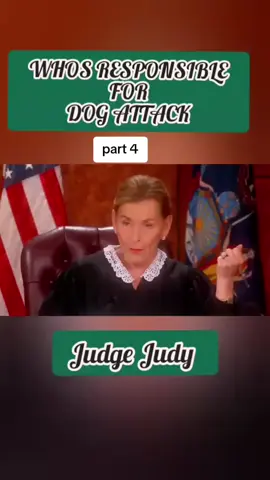 Part 4 | Who's Responsible For Dog Attack | Judge Judy  #judgejudy #legaltok #tv #tvshow #legaltiktok #dog #dogsoftiktok #ustv #ustvshow #judy #judyjustice #fyp #foryou #viral #trending #grow 