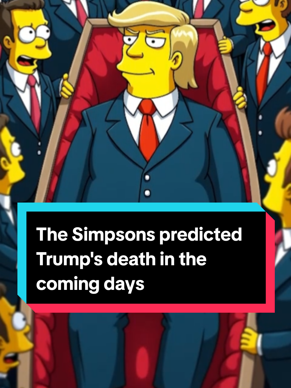 The Simpsons predicted Trump's death in the coming days #simpsons #predictions #april #usa🇺🇸 #homersimpson #trump 