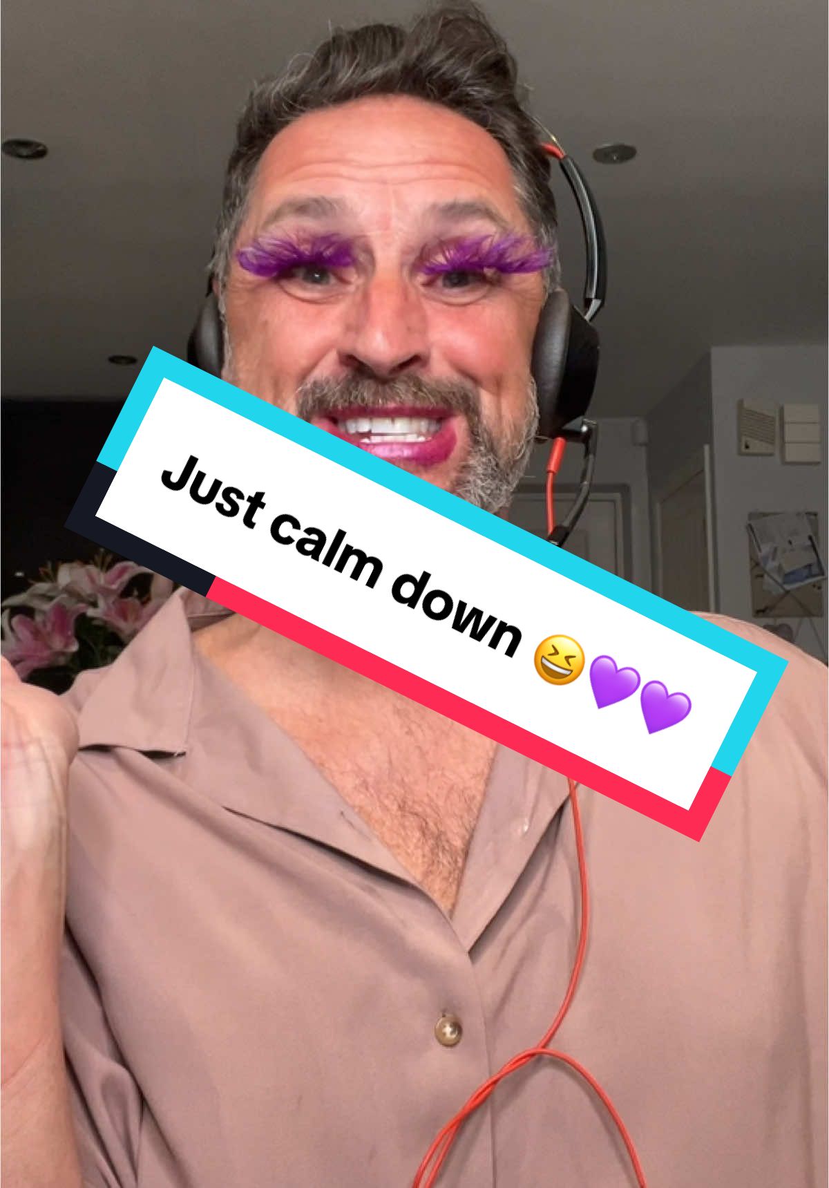 CALM THE **** DOWN 😆OC: 😆👏🎤 @✨️The Real Veronika ✨️ #uscomedy #latina 😆🇺🇸 #keithbugden #veronika 