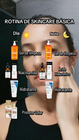 Rotina de SKINCARE Básica!!! Dica Extra da Farma: essa é uma rotina de Skincare bem básica. O ideal é adequar cada produto ao seu tipo de pele. Se quiser uma rotina para seu tipo de pele, peça nos comentários!!! #skincare #skincareroutines #cuidadoscomapele #dicas #peleperfeita #dicasdafarma  #rotinaskincare #autocuidadofeminino 