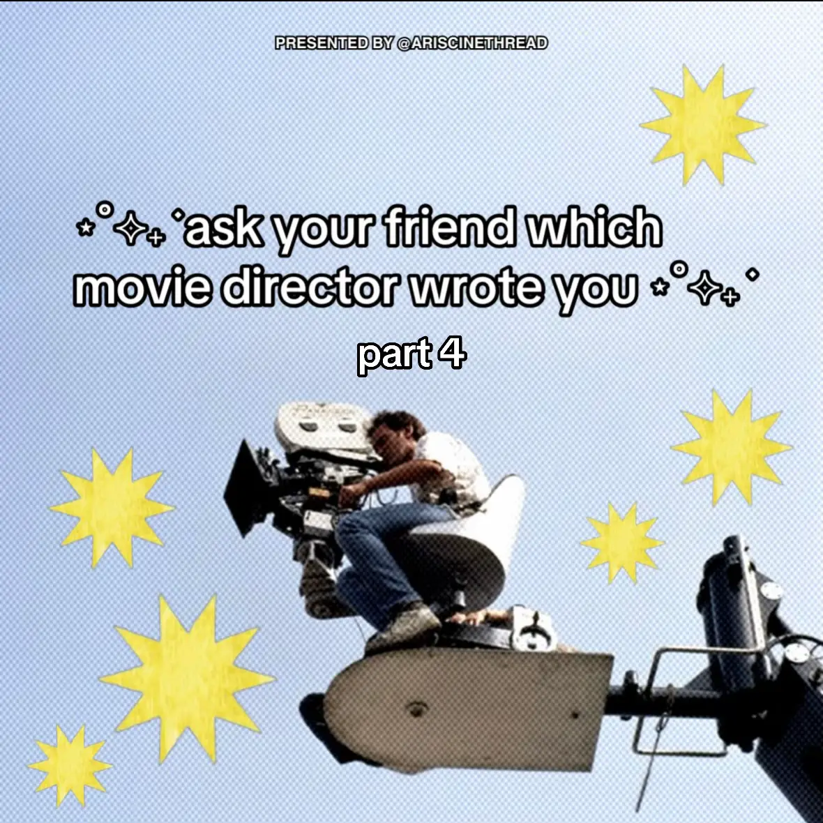I know I missed a few but more are coming🎞️ I got you, pinky promise✨ #askyourfriends #cinetok #directors #filmdirector #cinema #movies #films #movietok #filmtok #francisfordcoppola #guillermodeltoro #johnhughes #jordanpeele #martinscorsese #agnesvarda #reneferretti #edgarwright #seanbaker #thegodfather #panslabyrinth #pacificrim #breakfastclub #sixteencandles #homealone #ferrisbueller #us #nope #getout #thewolfofwallstreet #casino #shutterisland #boris #borislaserie 