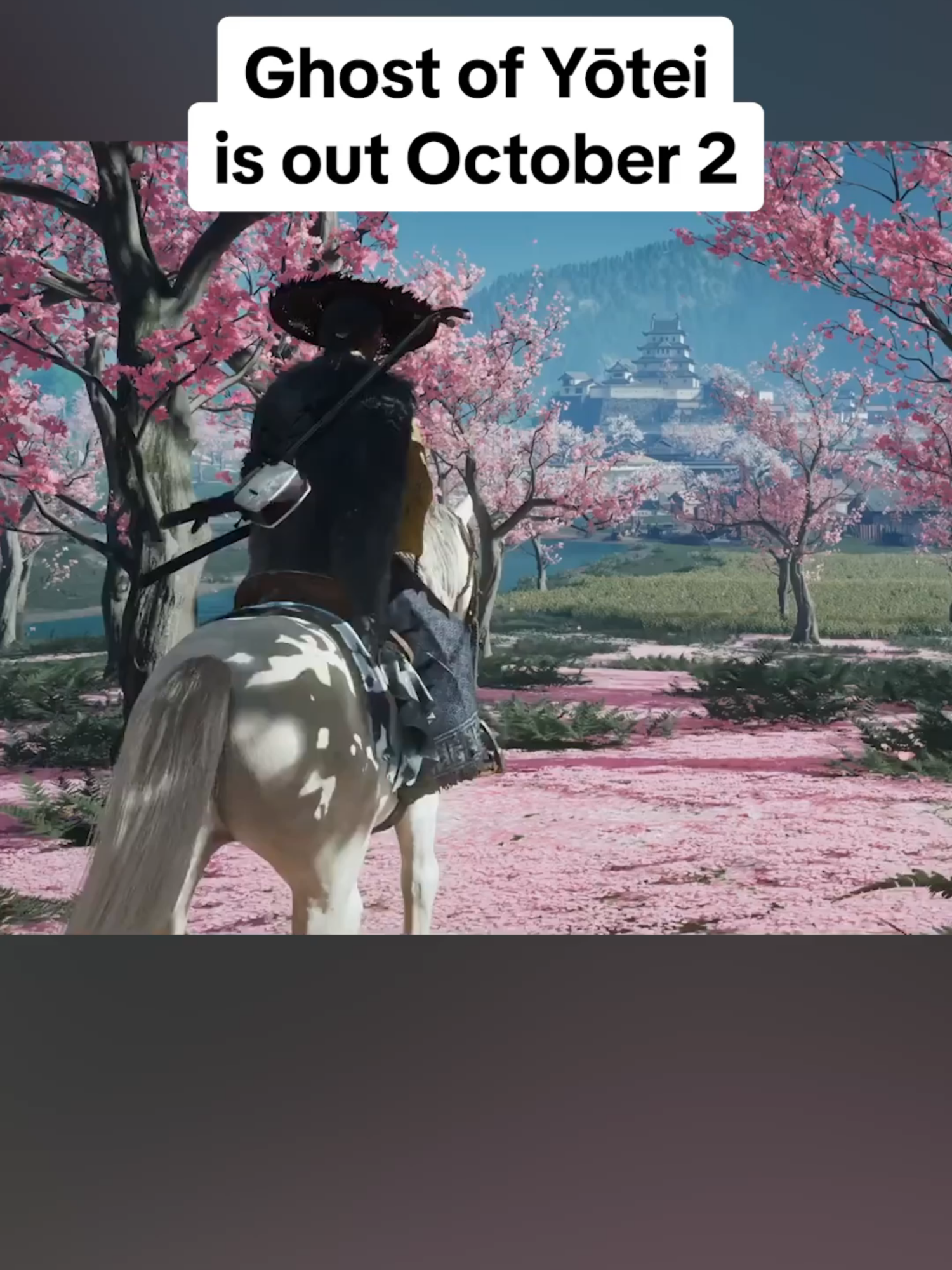 The sequel to Ghost of Tsushima looks GORGEOUS. Will you be playing?#gaming #ghostoftsushima #ghostofyotei #playstation #ps5