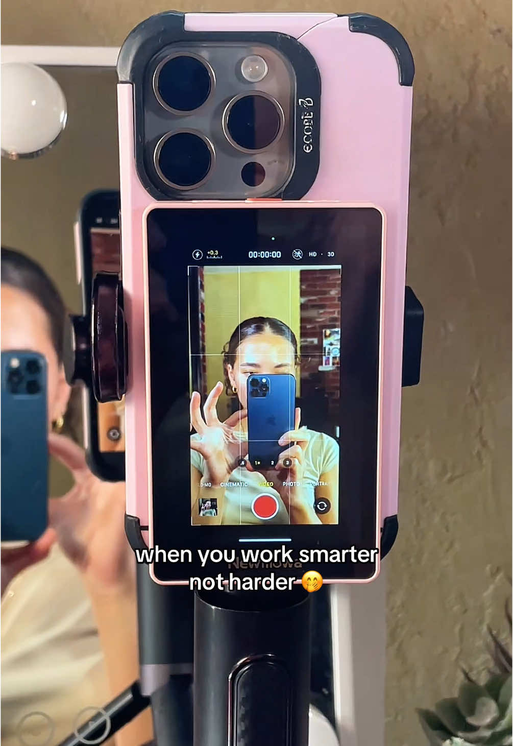 You need to be using your back camera at all times iykyk 😉#creatortools #TikTokShop #worksmarternotharder 