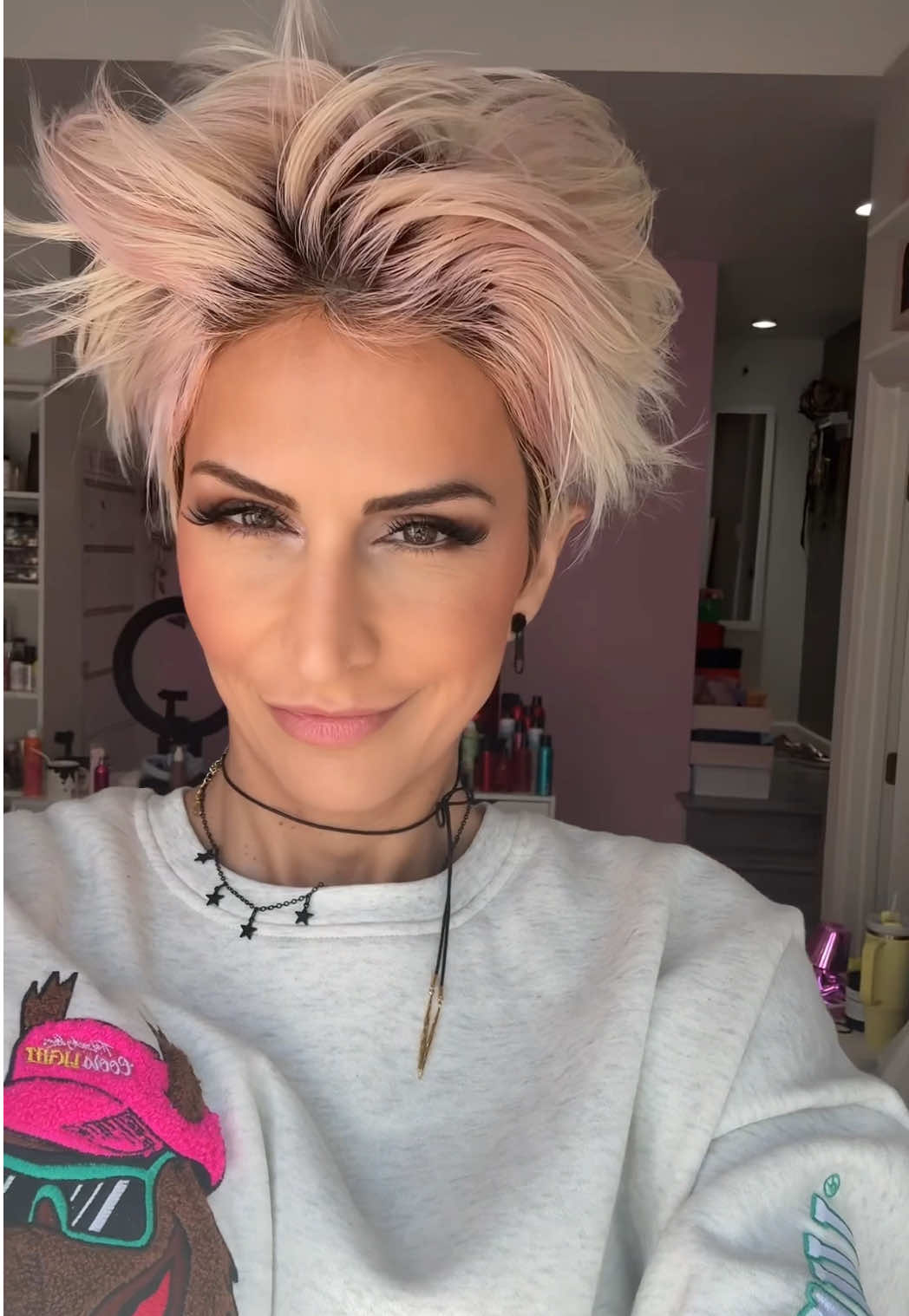 Hair transformation  #hairtok #hair #hairstyle #shorthair #shorthairstyles #shorthairstyle 