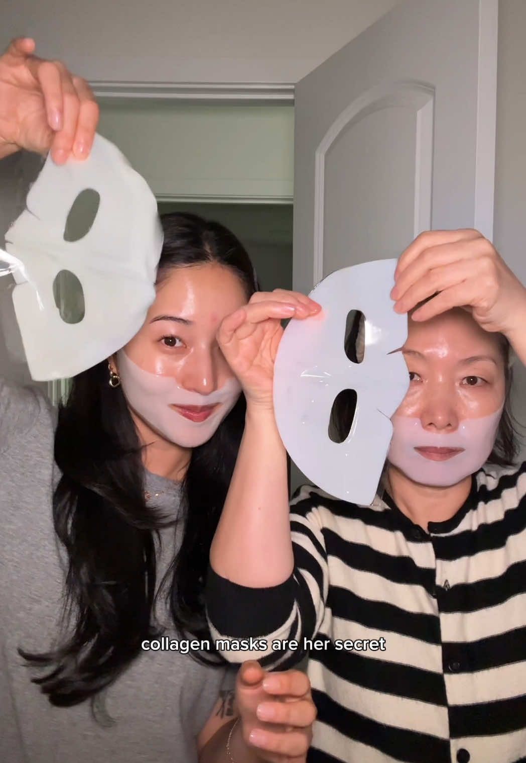 Mom and I loveeee the @The Face Shop US collagen facemask 🫶🏻 #thefaceshoppartner #thefaceshop #collagenmask #facemask #koreanskincare #skincare #glassskin