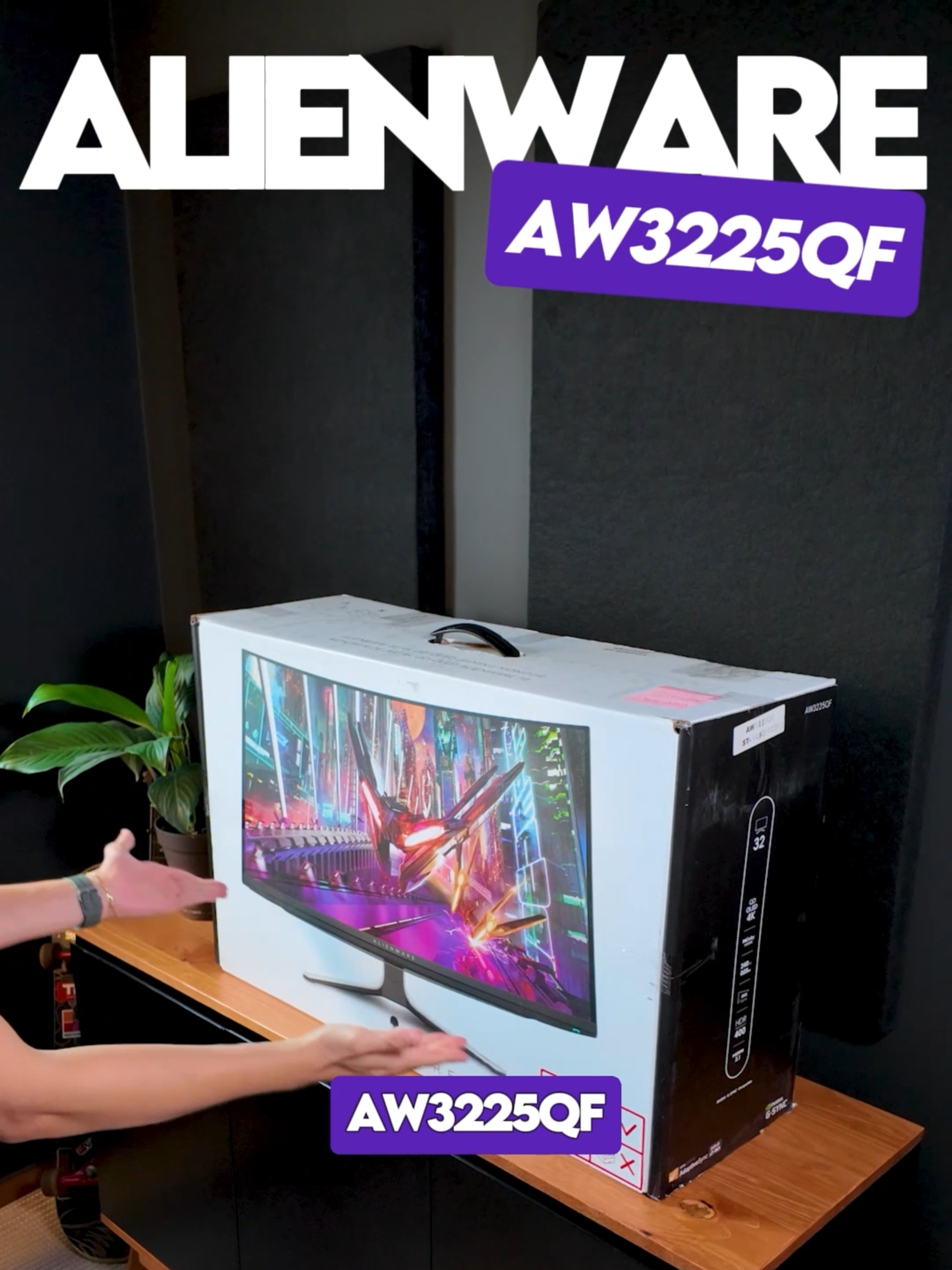 Esse MONITOR É ABSURDO! 4K 240hz QD-OLED de 32