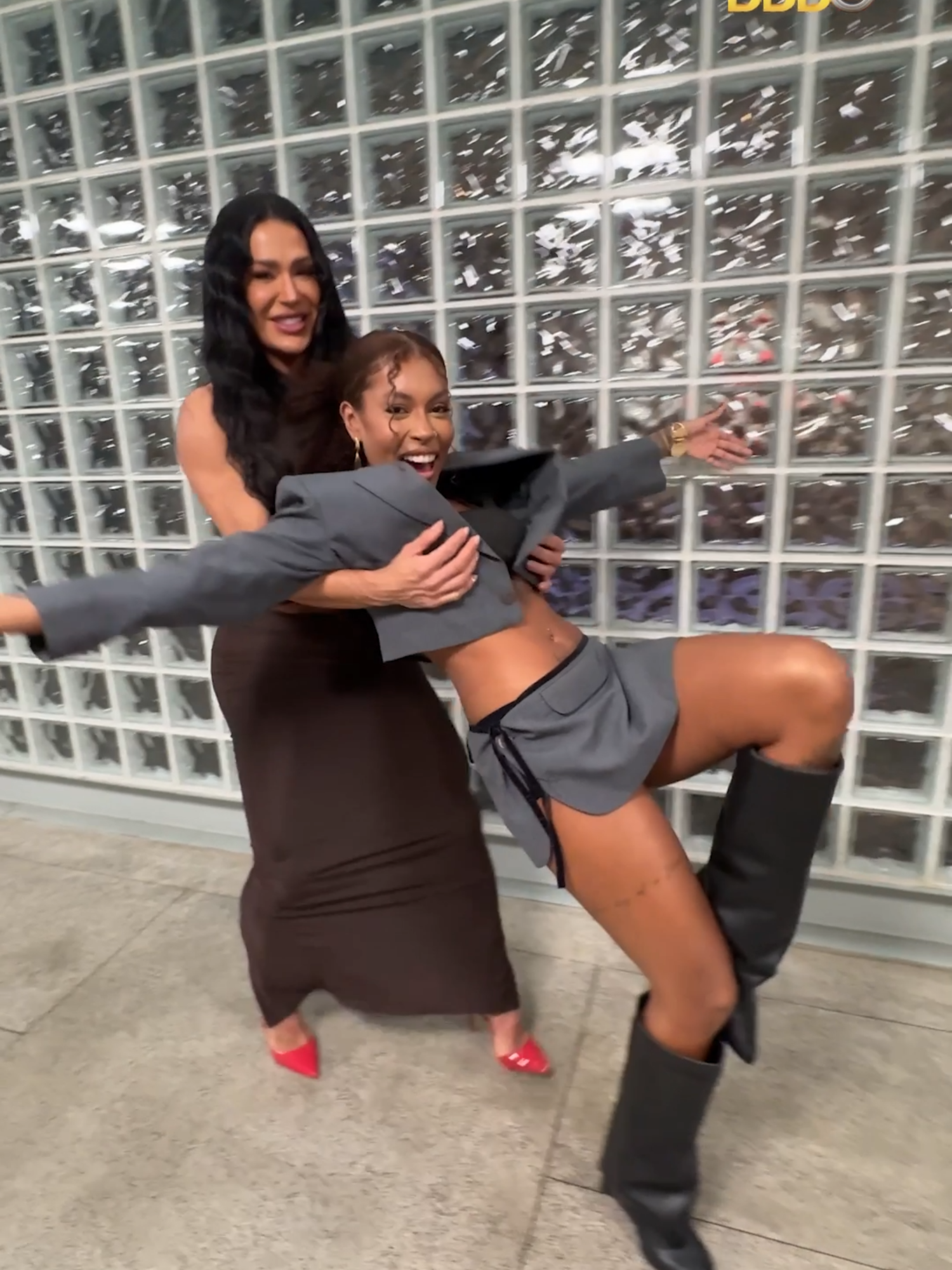 E o plot twist no final? 😂 Ai, Gracyanne e Giovanna são TUDOOOOOOO! ✨🫶 #BBB25#RedeBBB