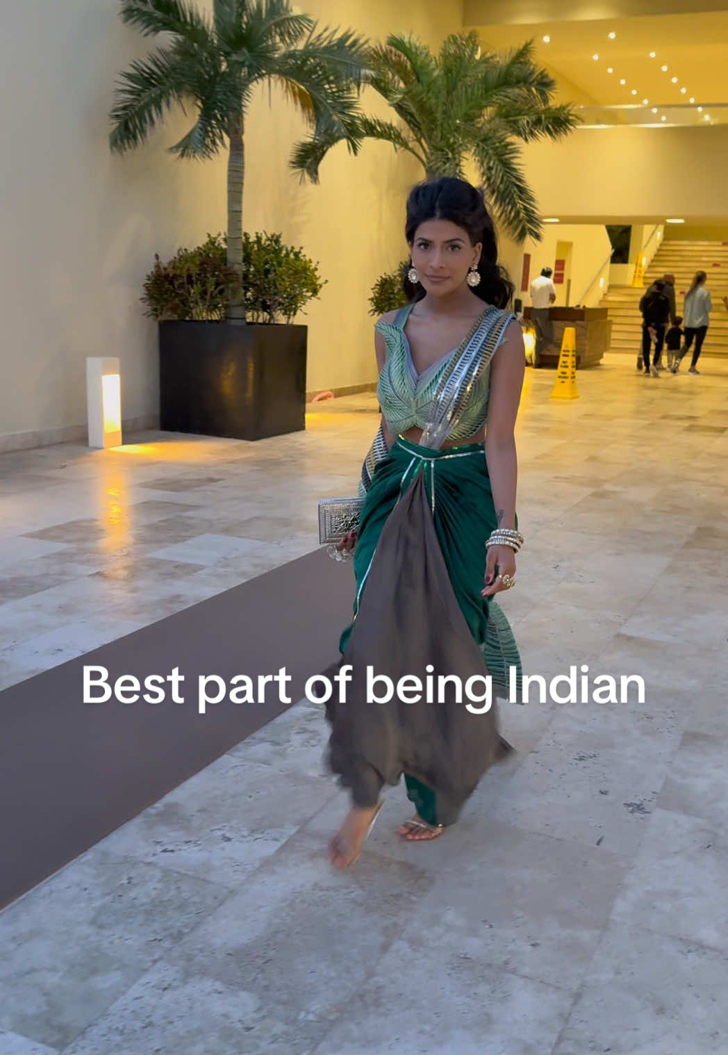 Best part of being Indian is never justifying a reason to dress up #indian #wedding #outfits #southasian #saree #readymadesaree #weddingguest #foryoupage 