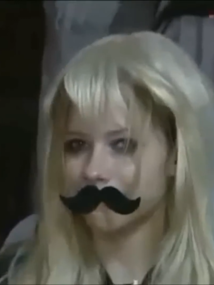 DO YOU THINK ANYONE WILL NOTICE?? #avrillavigine #undermyskin #2000s #2004 #moustache #incognito #car #friends #comdey #humor #silly #goofy #cute #funny #disguise #cutiepatootie  #random #clip #poppunk #la #losangeles 