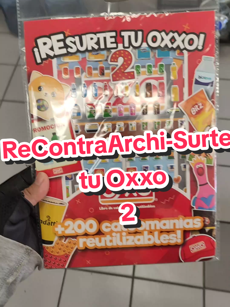 #oxxo La calcomanía del producto lacteo si me llama la atención 