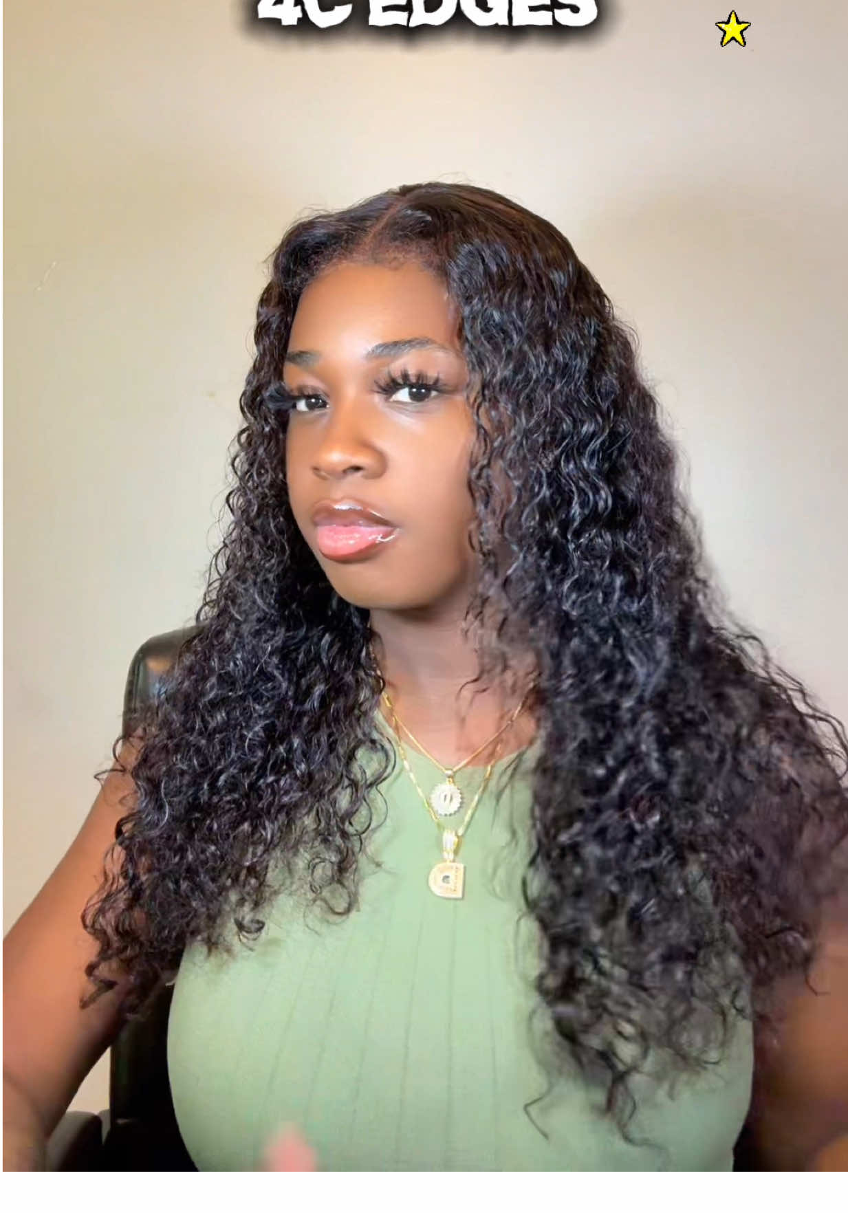 8x5 lace 4c edge curly 100% human hair🤍🤍🤍 @Cynosure Hair @Cynosurehair360frontalwig #cynosurehair #cynosurehair4cwig #4cwig #gluelesswig #fyp #wiginfluencer #wiginstall 
